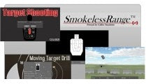 SMOKELESS RANGE 2.0 ® SIMULATOR WITH A SHORT THROW CAMERA